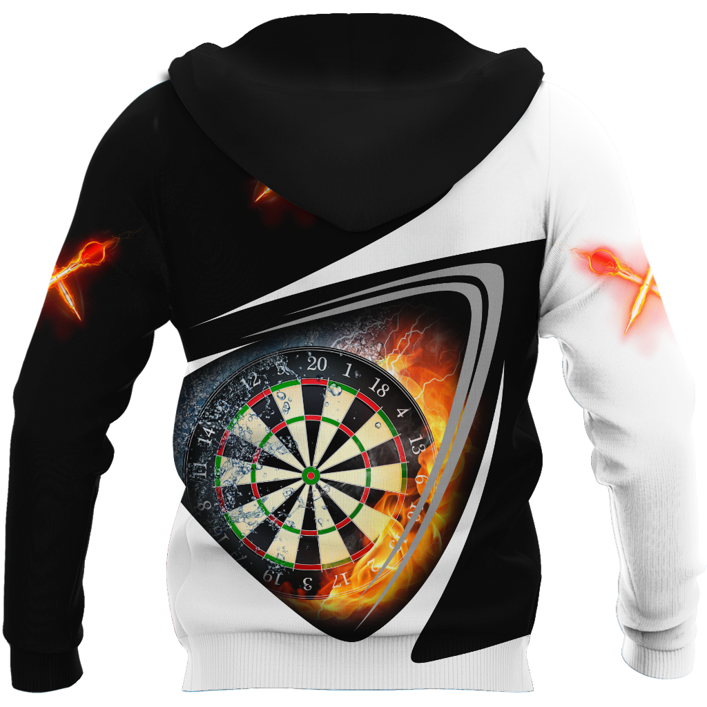 Darts Personalized Name Premium 3D All Over Unisex Hoodie ML