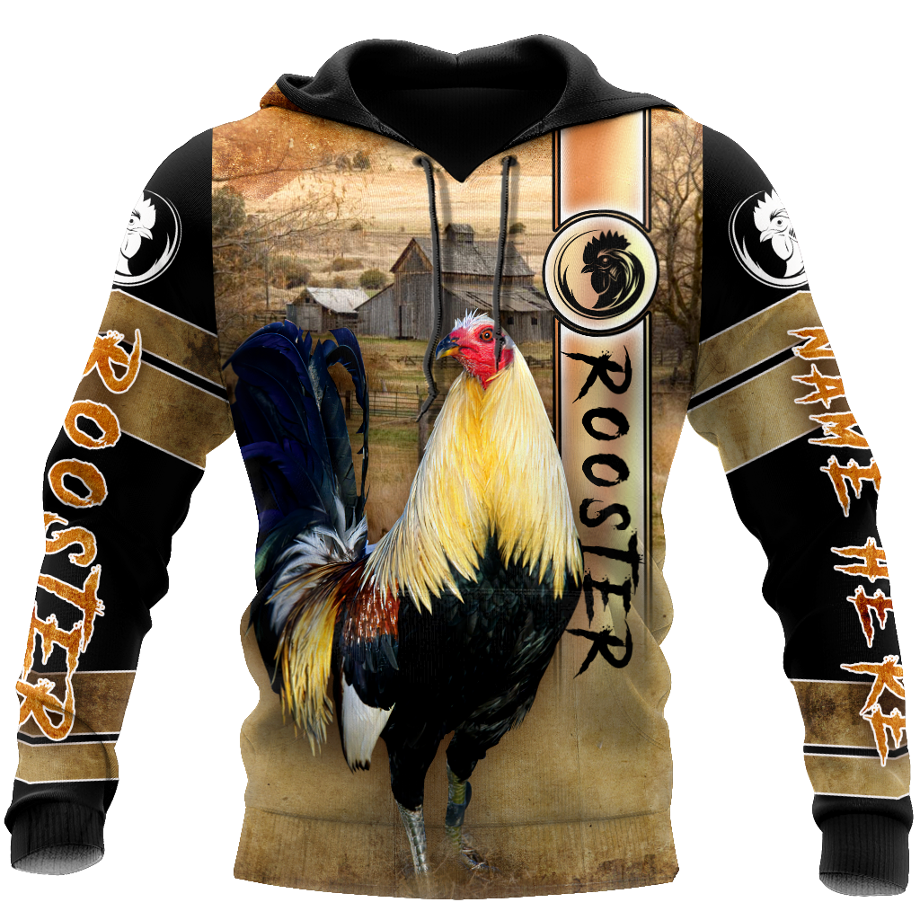 Personalized Rooster 3D Printed Unisex Shirts TNA24042103