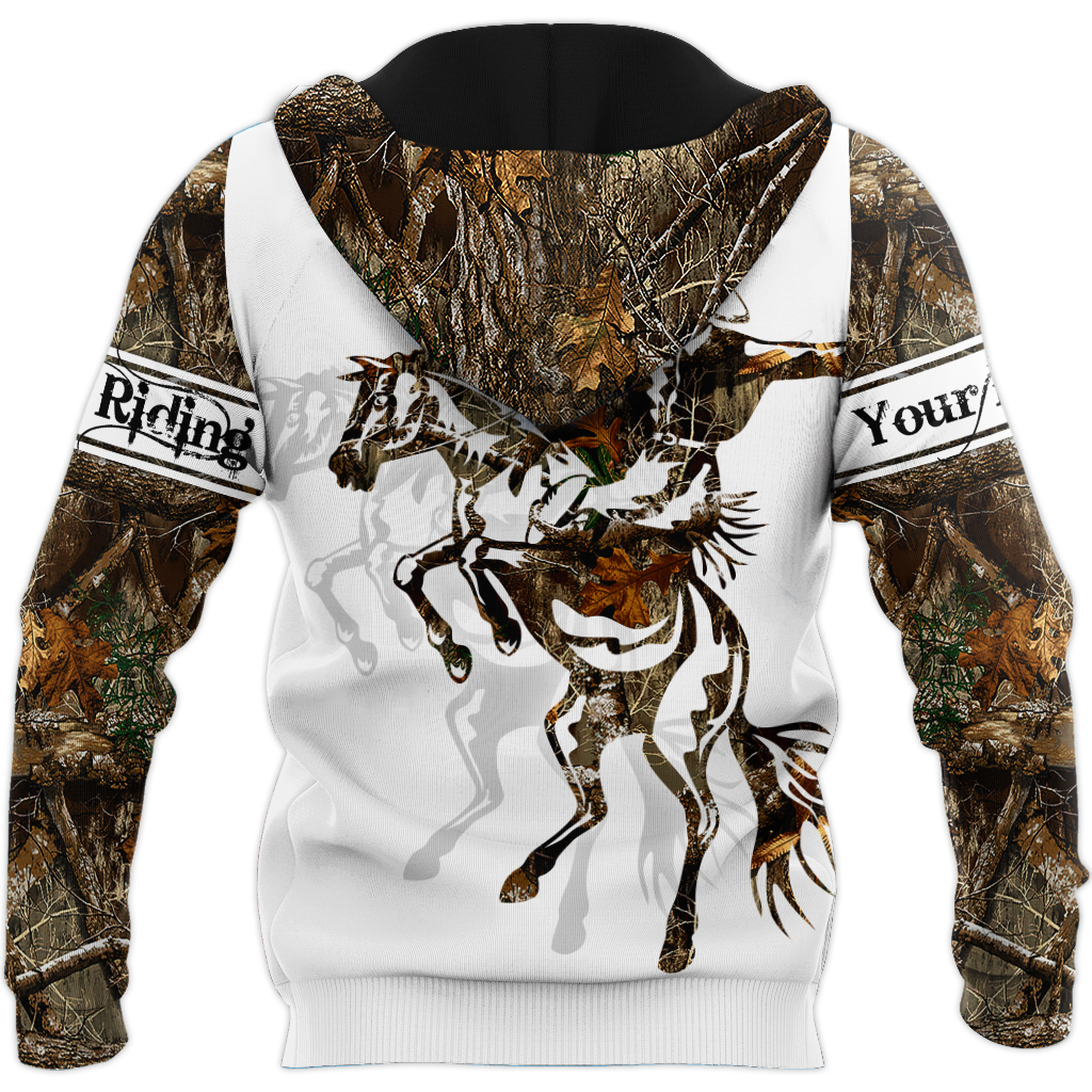 Personalized Name Rodeo 3D All Over Printed Unisex Shirts Rodeo Pattern Horse Riding Tattoo