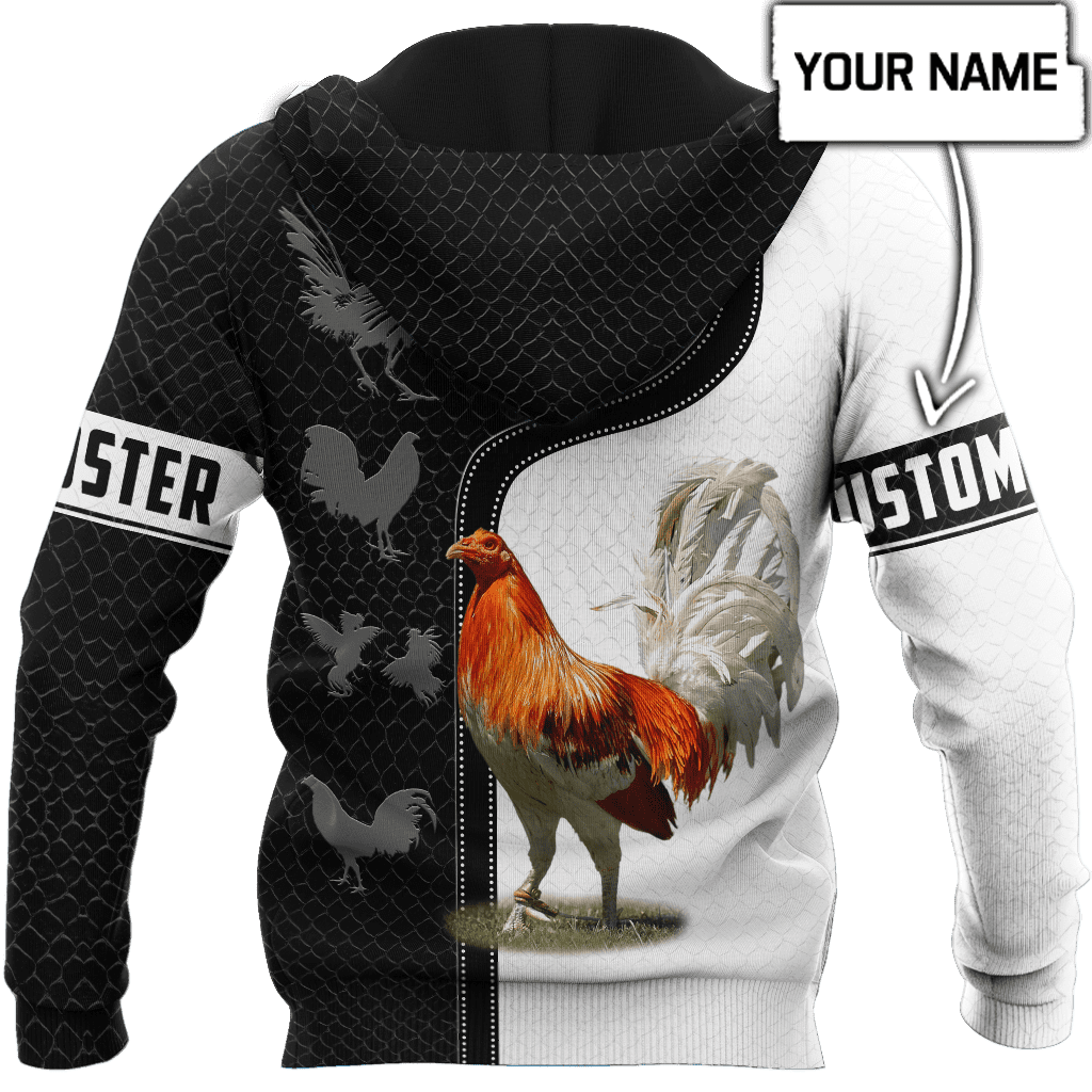 Personalized Rooster 3D Printed Unisex Shirts DD24042105