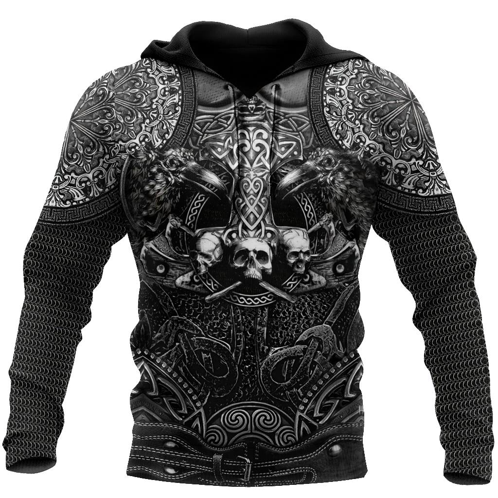 Customized Name Viking 3D All Over Printed Unisex Shirts