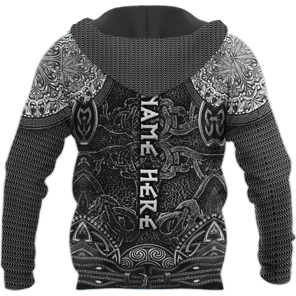 Customized Name Viking 3D All Over Printed Unisex Shirts