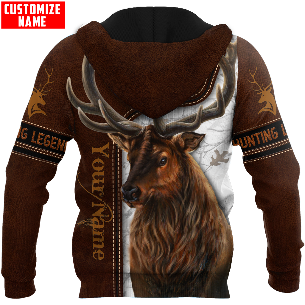 Customized Name Hunting Legend 3D All Over Printed Unisex Shirt