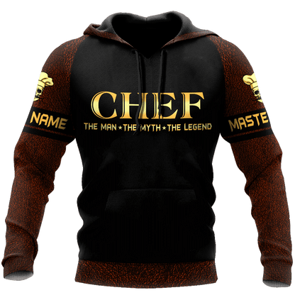 Custom Name Master Chef 3D All Over Printed Unisex Shirts