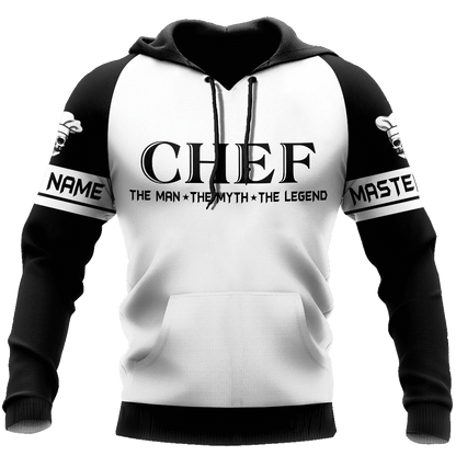 Custom Name Master Chef 3D All Over Printed Unisex Shirts
