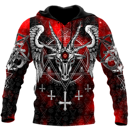 3D All Over Printed Satanic Unisex Shirts