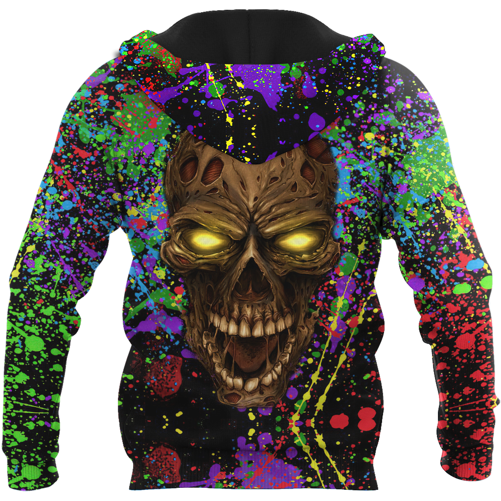 Colorful Skull Hoodie For Men And Women MH25012103