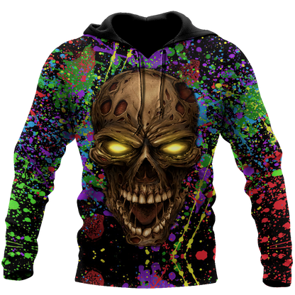 Colorful Skull Hoodie For Men And Women MH25012103