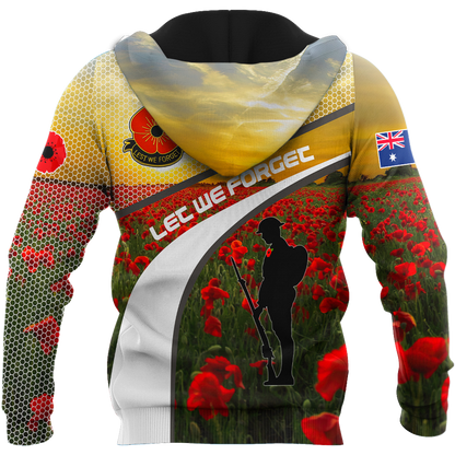 Premium Anzac Day 3D All Over Printed