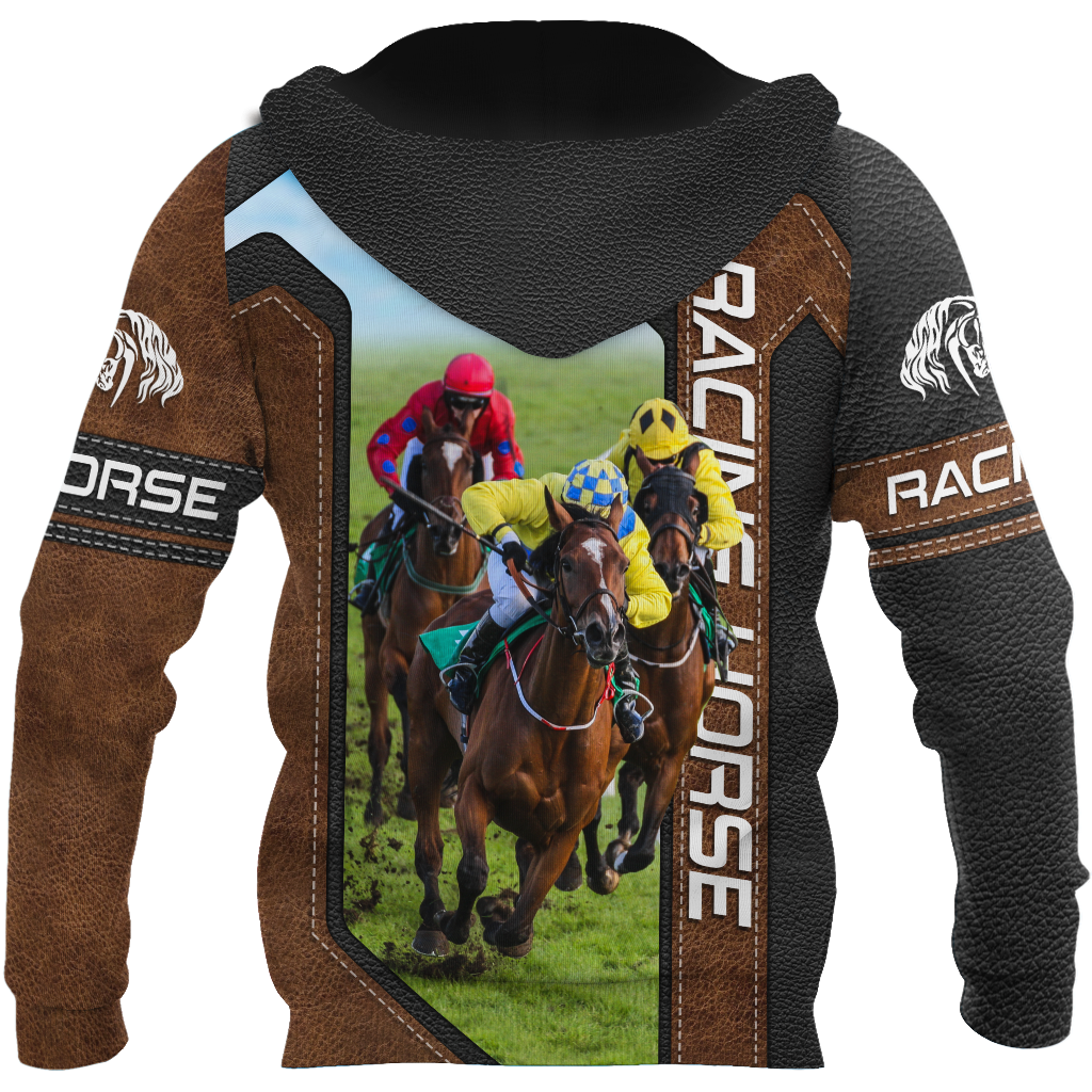 Racing Horse 3D All Over Printed Unisex Shirts