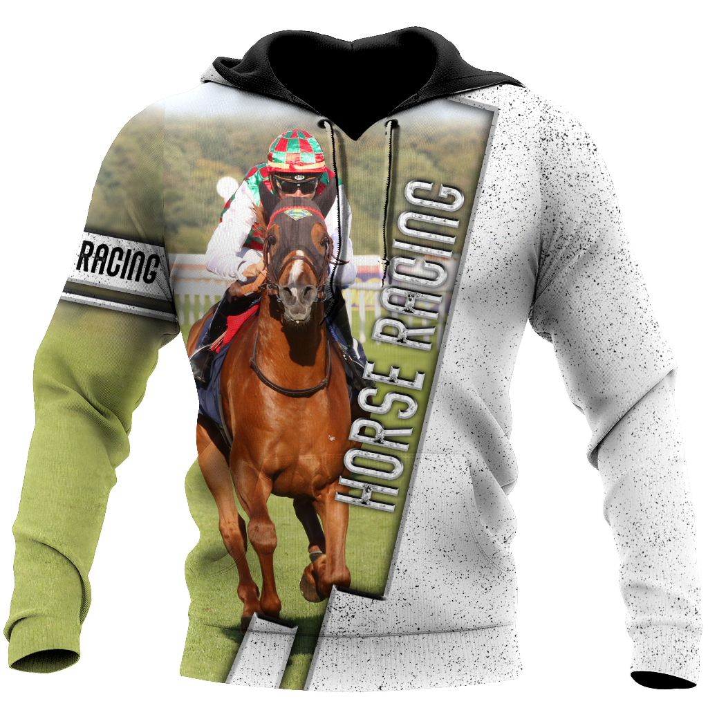 Racing Horse 3D All Over Printed Unisex Shirts