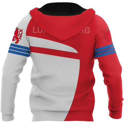 Luxembourg 3D All Over Printed Shirts For Men And Women