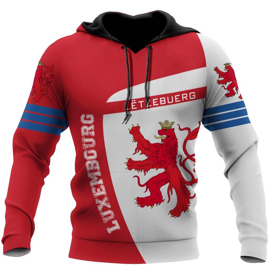Luxembourg 3D All Over Printed Shirts For Men And Women