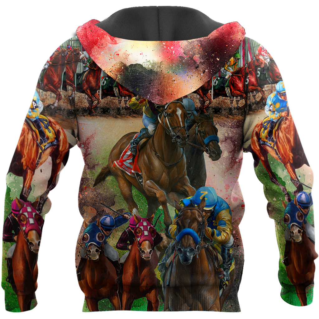 Racing Horse 3D All Over Printed Unisex Shirts