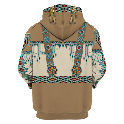 Native American 3D All Over Printed Legging + Hoodie