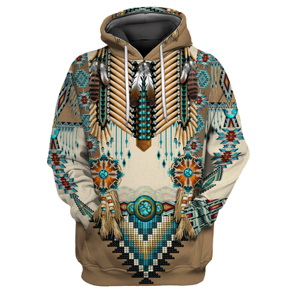 Native American 3D All Over Printed Legging + Hoodie
