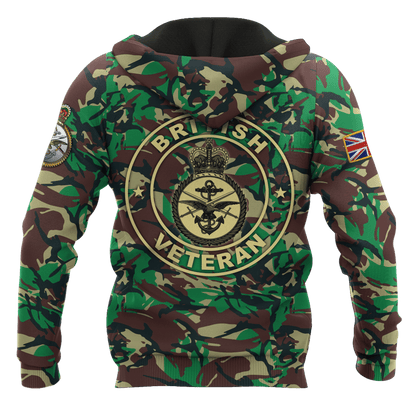 Custom Name XT British Armed Forces 3D Printed Shirts