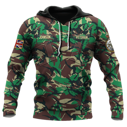 Custom Name XT British Armed Forces 3D Printed Shirts