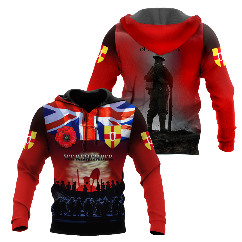 Remembrance Day Lest We Forget 3D All Over Printed Unisex Shirts