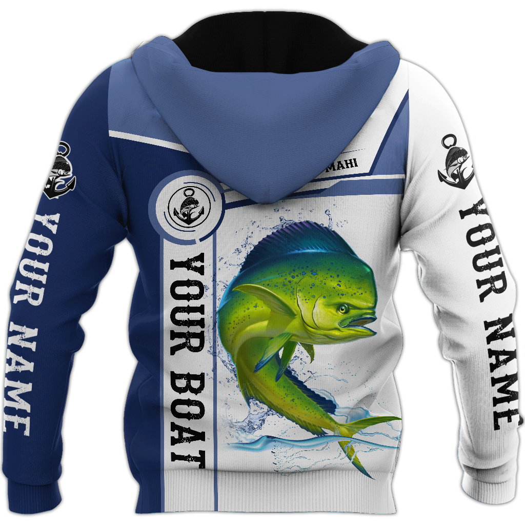 Custom name Mahi-mahi fishing Catch and Release 3D Design print shirts