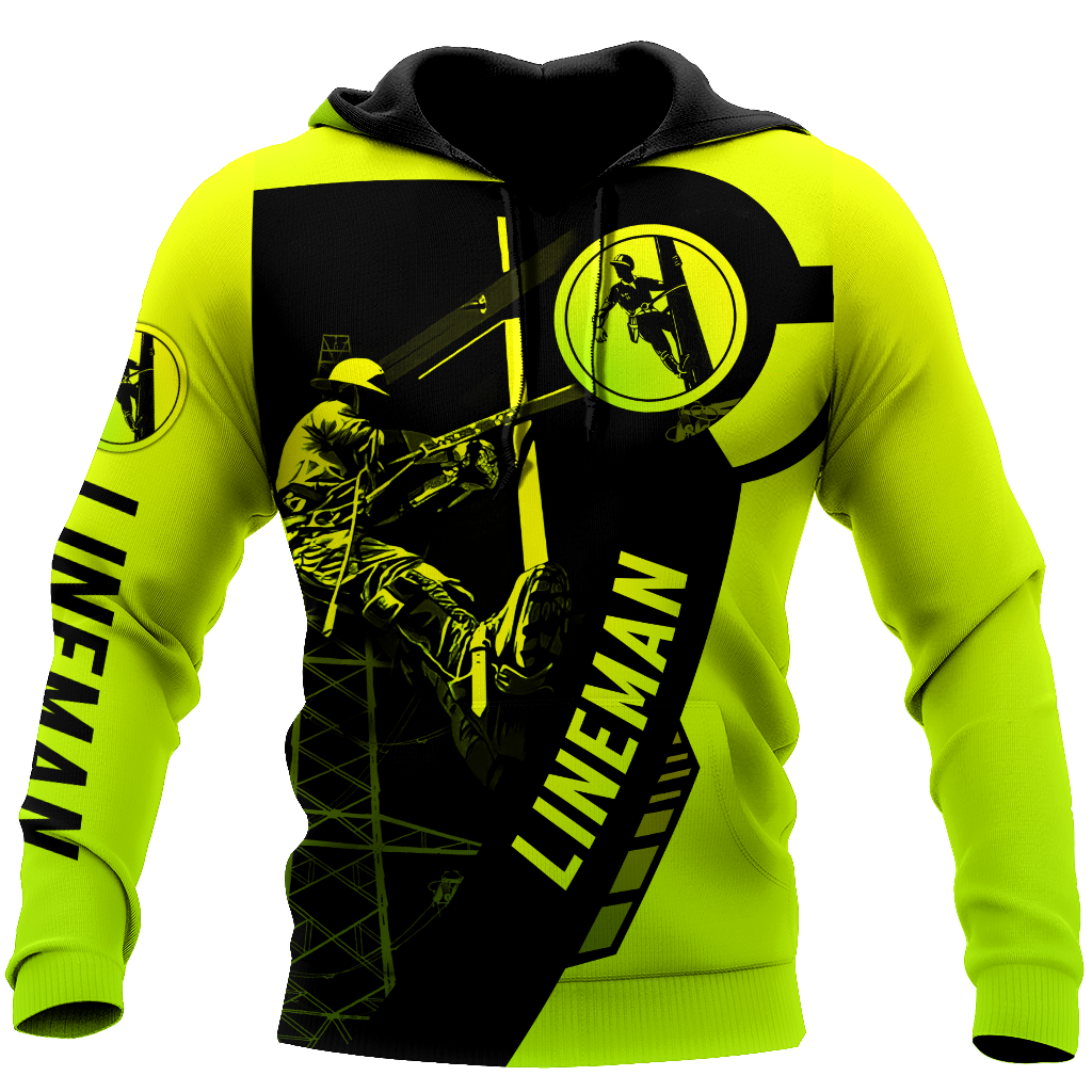 Electrician And Lineman Personalized Safety 3D All Over Printed Premium Unisex Hoodie ML MH26022104