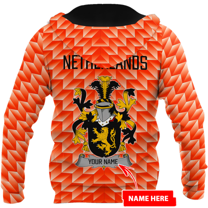 Personalized Netherland 3D All Over Printed Unisex Shirts