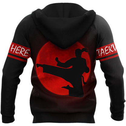 Customize Name Taekwondo Hoodie For Men And Women TNA26032103