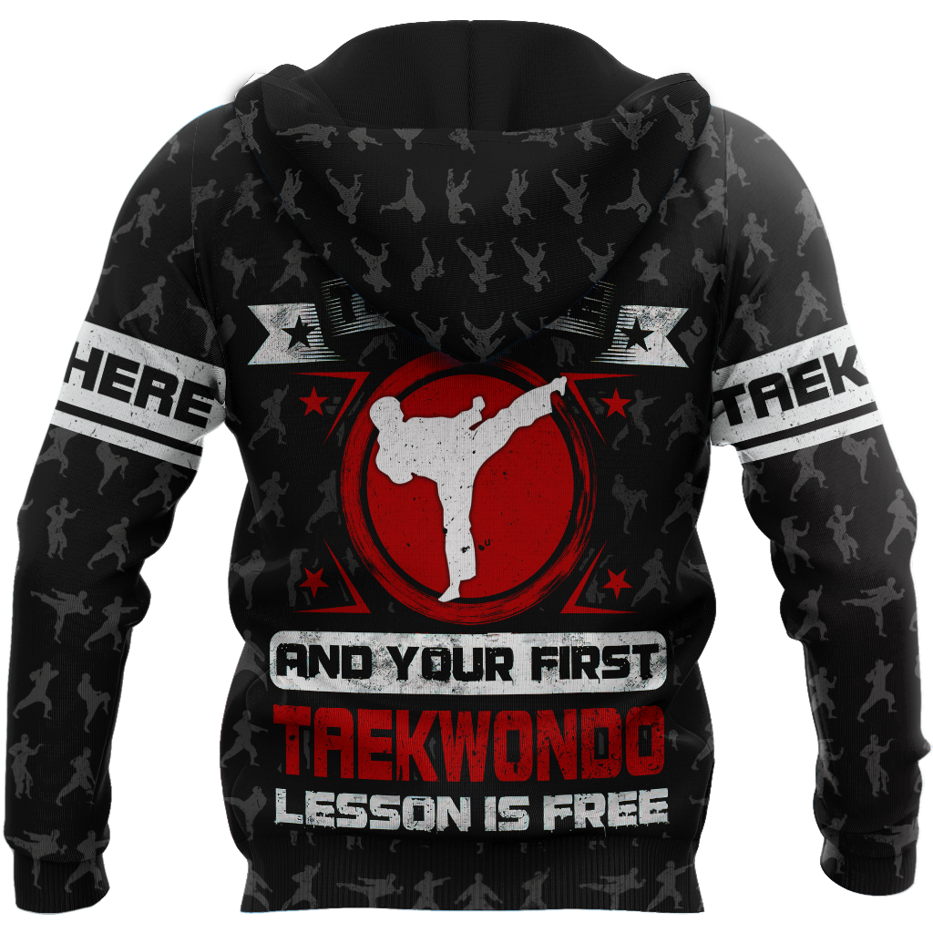 Customize Name Taekwondo Hoodie For Men And Women TNA26032104