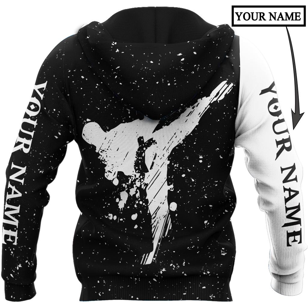 Customize Name Taekwondo Hoodie For Men And Women DD26032105