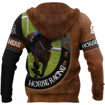 Horse Racing 3D All Over Printed Unisex Shirts