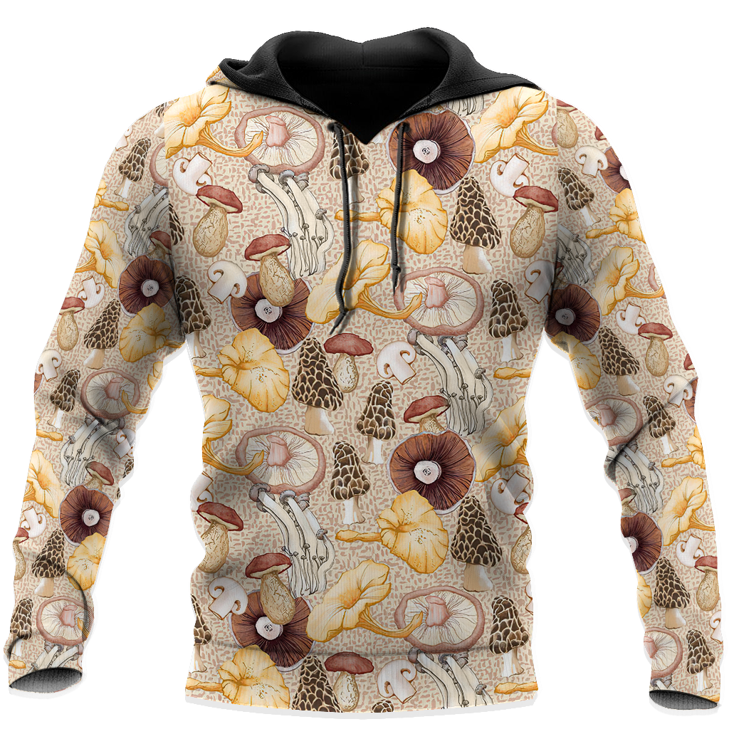 Edible mushroom Pattern 3d print shirts