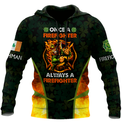 3D All Over Printed Irish- Firefighter  Unisex Shirts XT