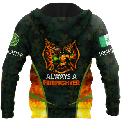 3D All Over Printed Irish- Firefighter  Unisex Shirts XT