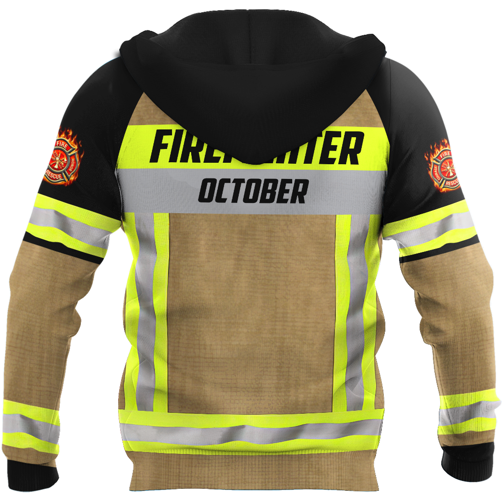 October Firefighter Hoodie For Men And Women MH27012110