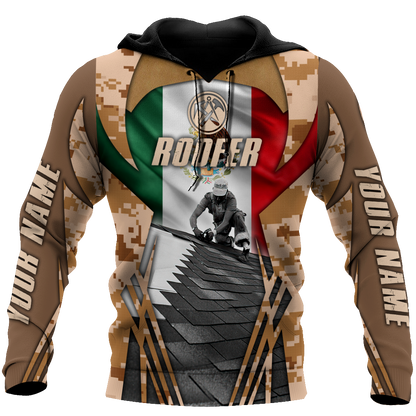 Premium 3D Printed Unisex Mexican Roofer Shirts MEI