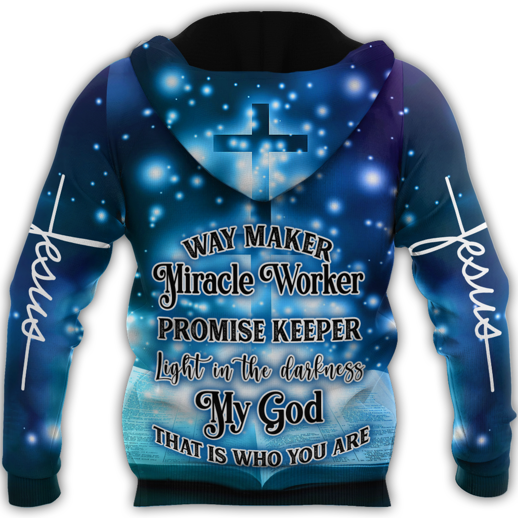 Premium Unisex Hoodie 3D All Over Printed Easter Day Christian Jesus No18 ML