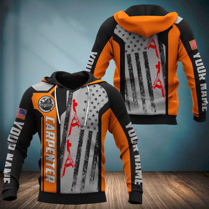 Premium Custom Name Carpenter 3D All Over Printed Unisex