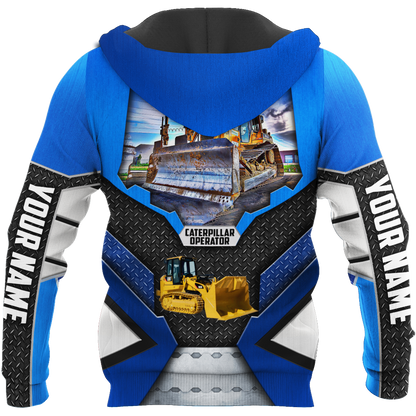 Premium Personalized 3D Printed Excavator Operator Shirts MEI