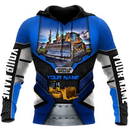 Premium Personalized 3D Printed Excavator Operator Shirts MEI