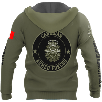 Personalized Name XT Canadian ARmed Forces 3D Printed Shirts DA27032102