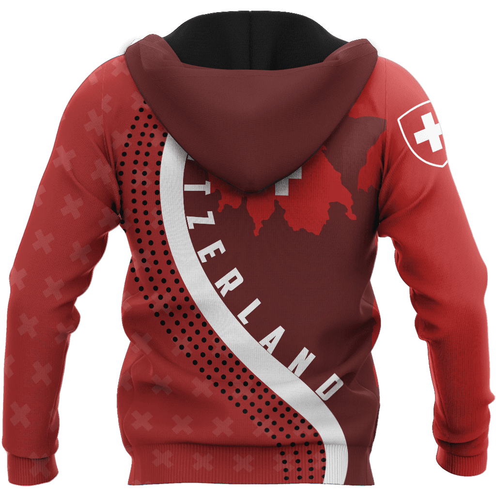 Switzerland 3D All Over Printed Unisex Shirts
