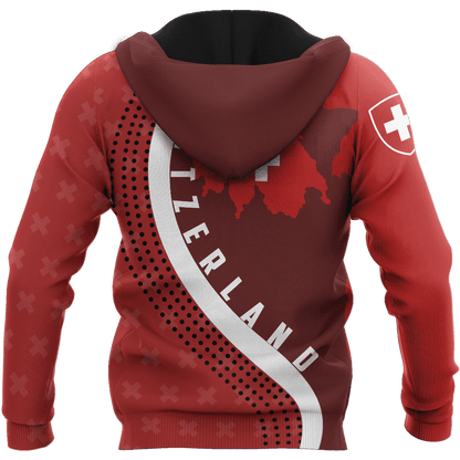 Switzerland 3D All Over Printed Unisex Shirts