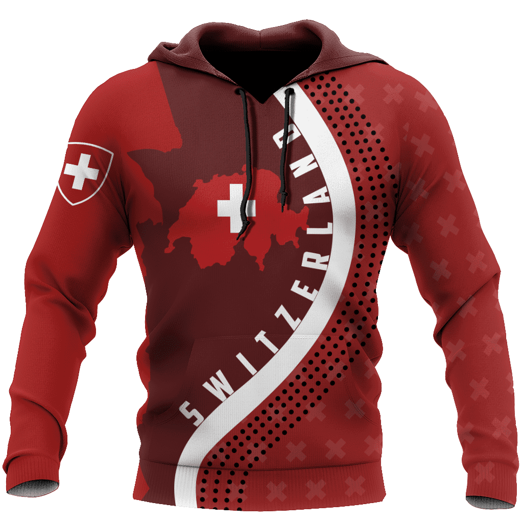 Switzerland 3D All Over Printed Unisex Shirts