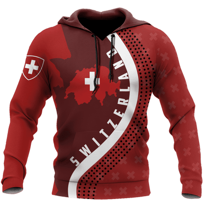 Switzerland 3D All Over Printed Unisex Shirts