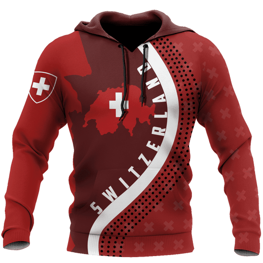 Switzerland 3D All Over Printed Unisex Shirts