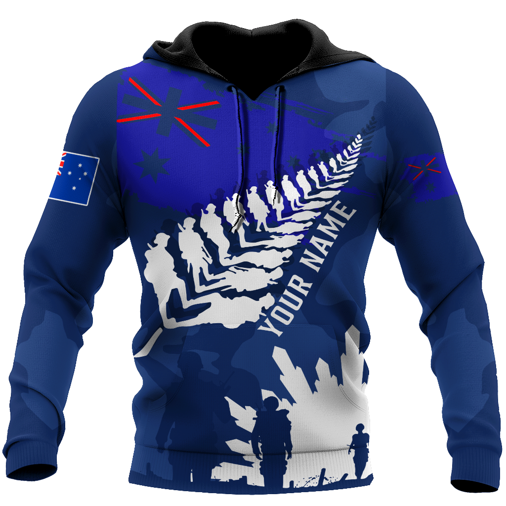 Personalized Name Anzac Day 3D All Over Printed Unisex Shirts