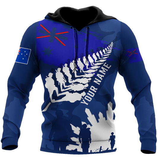 Personalized Name Anzac Day 3D All Over Printed Unisex Shirts
