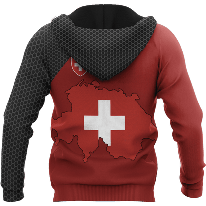 Switzerland 3D All Over Printed Unisex Shirts