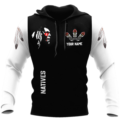 Customized Name Native American 3D All Over Printed Unisex Shirt