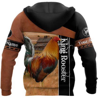 Personalized King Rooster 3D Printed Unisex Shirts SN27042103